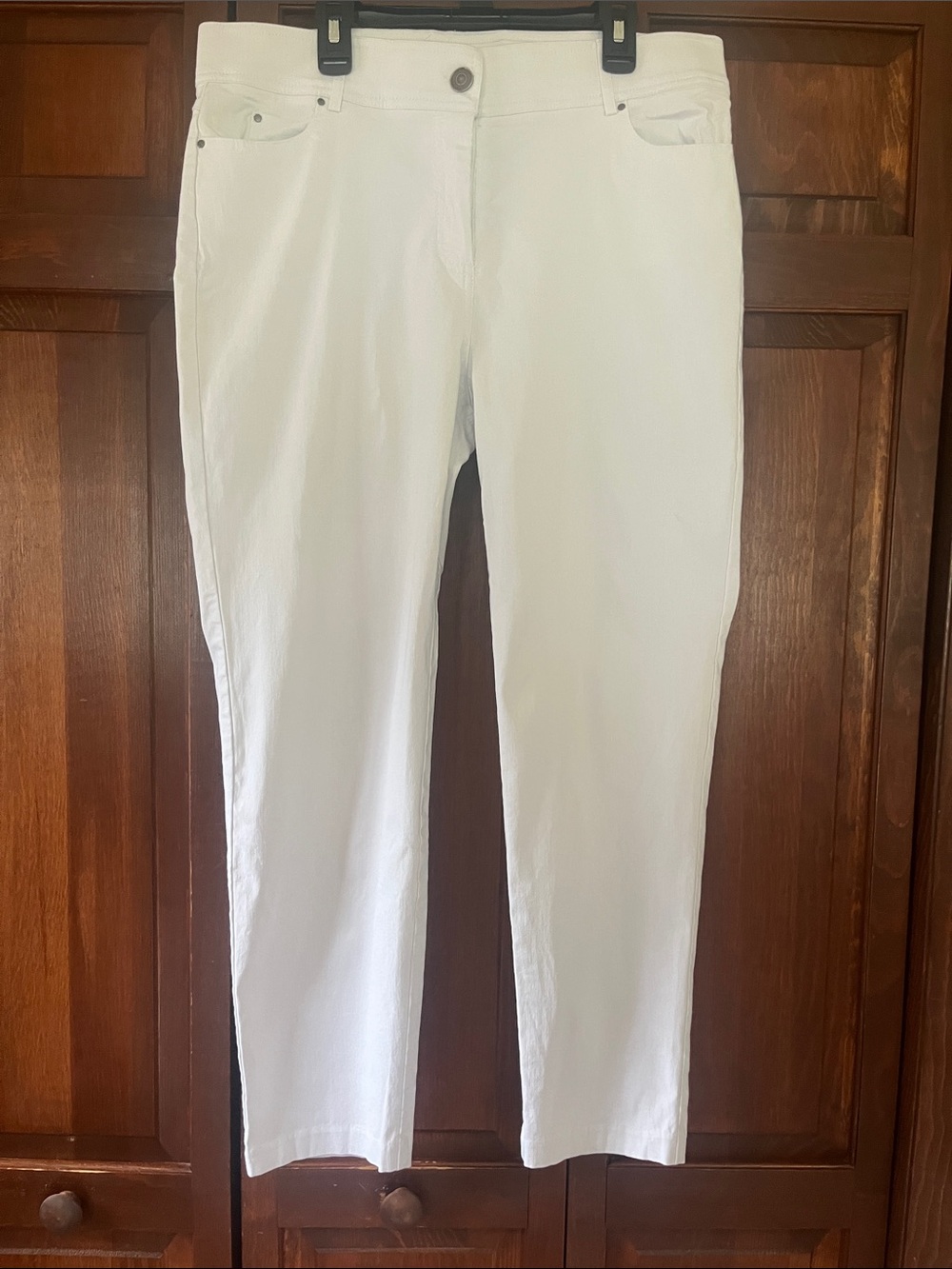 89th & Madison White Skinny Jeans for Women
